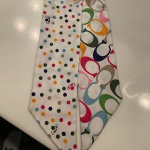 Coach ponytail scarf